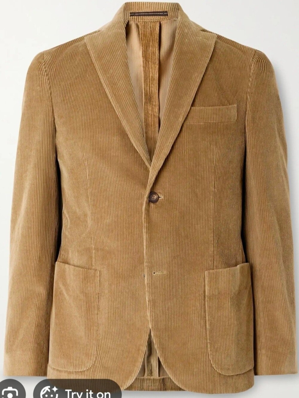Lauren Ralph Lauren 44L Men's Light Brown CORD Sport Coat SUPER NICE CONDITION!